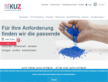 Tablet Screenshot of kuz-leipzig.de